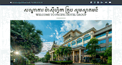 Desktop Screenshot of pacifichotel.com.kh